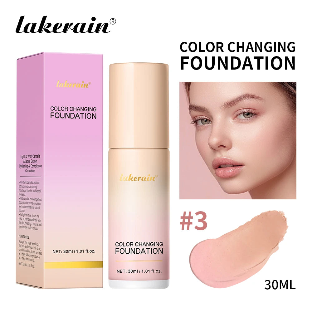 Smart Shade Liquid Foundation with Centella – Long Lasting & Flawless