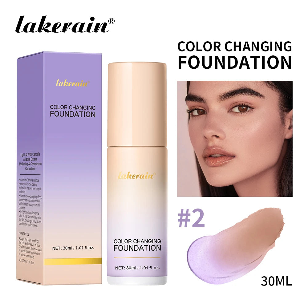 Smart Shade Liquid Foundation with Centella – Long Lasting & Flawless
