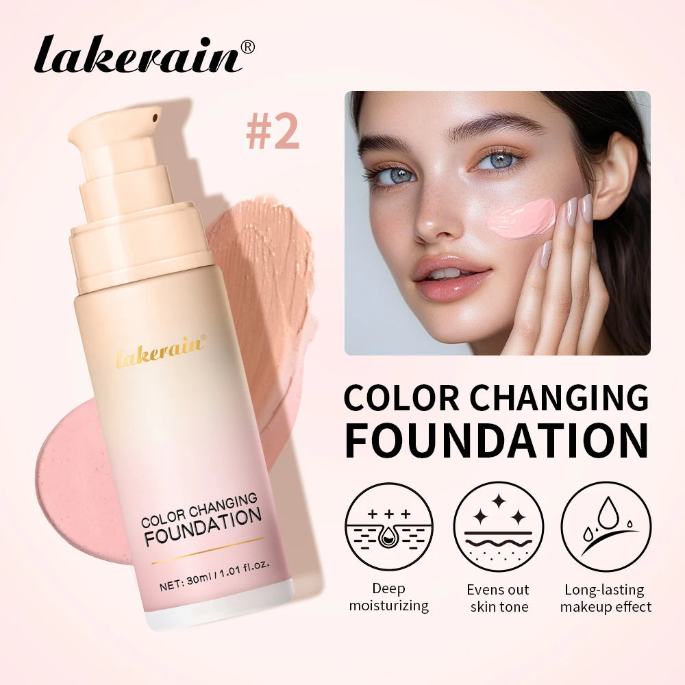 Smart Shade Liquid Foundation with Centella – Long Lasting & Flawless