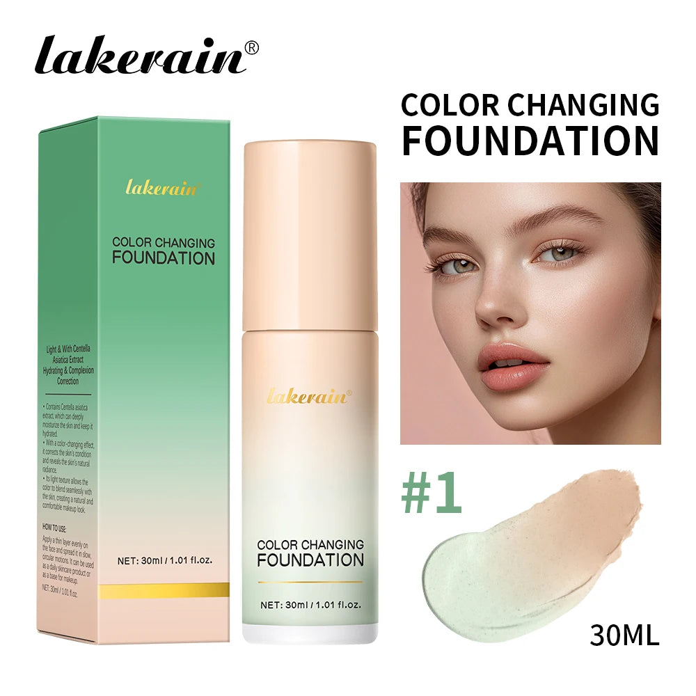 Smart Shade Liquid Foundation with Centella – Long Lasting & Flawless