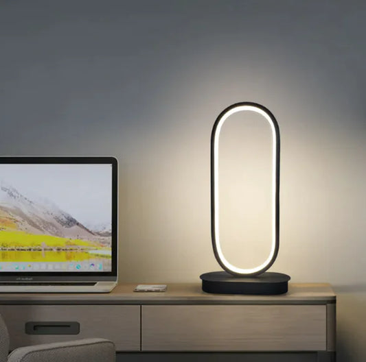 Modern Oval LED Table Lamp – Stylish, Cozy & Energy-Efficient