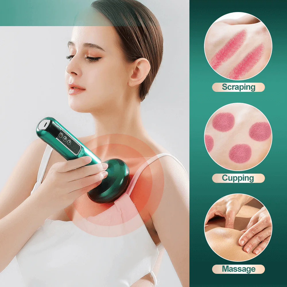 Smart Cupping Therapy Device – Portable, Rechargeable & Effective