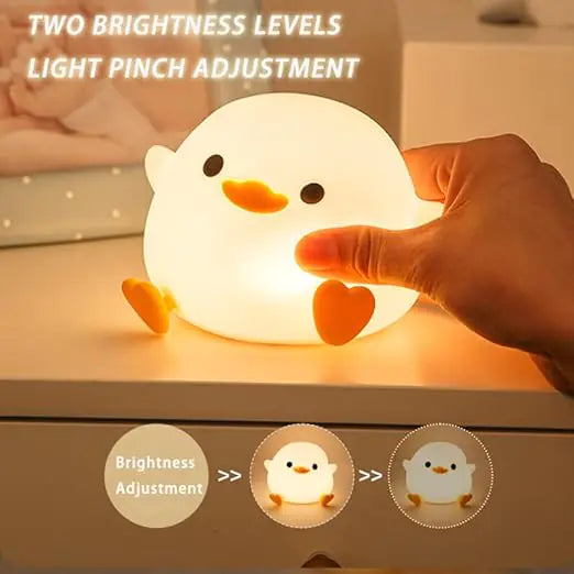 LED Duck Night Light – Cute, Safe & Touch-Controlled