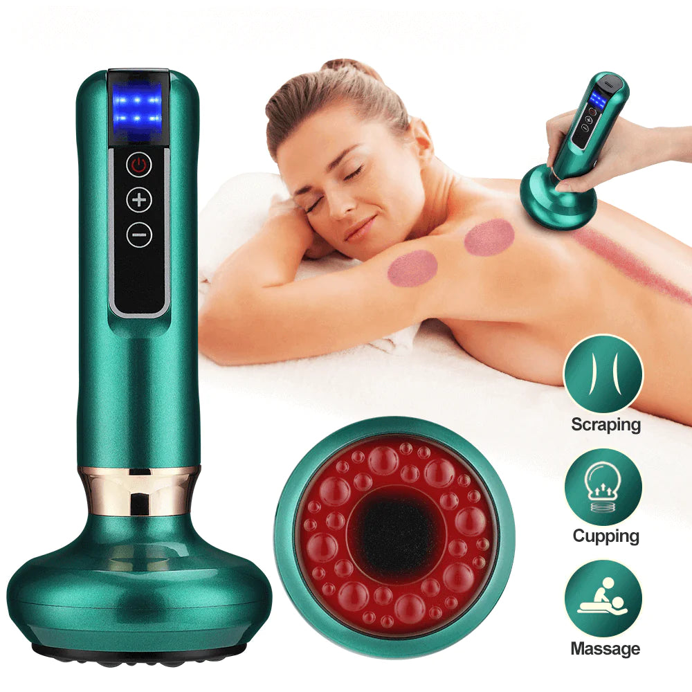 Smart Cupping Therapy Device – Portable, Rechargeable & Effective