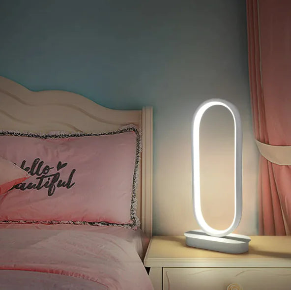 Modern Oval LED Table Lamp – Stylish, Cozy & Energy-Efficient